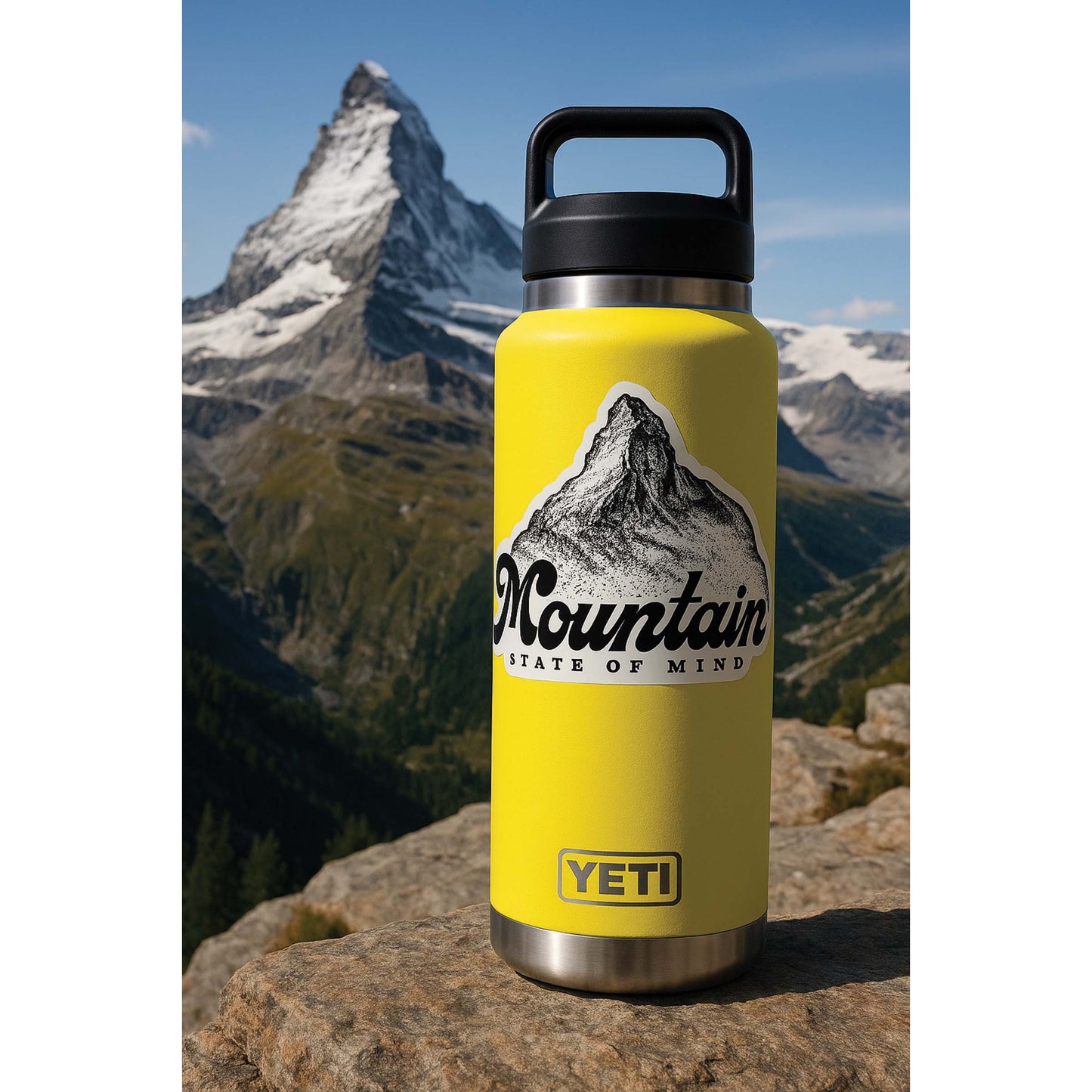 Mountain State of Mind Sticker