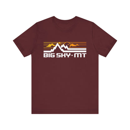 Big Sky Montana Sunset Peaks