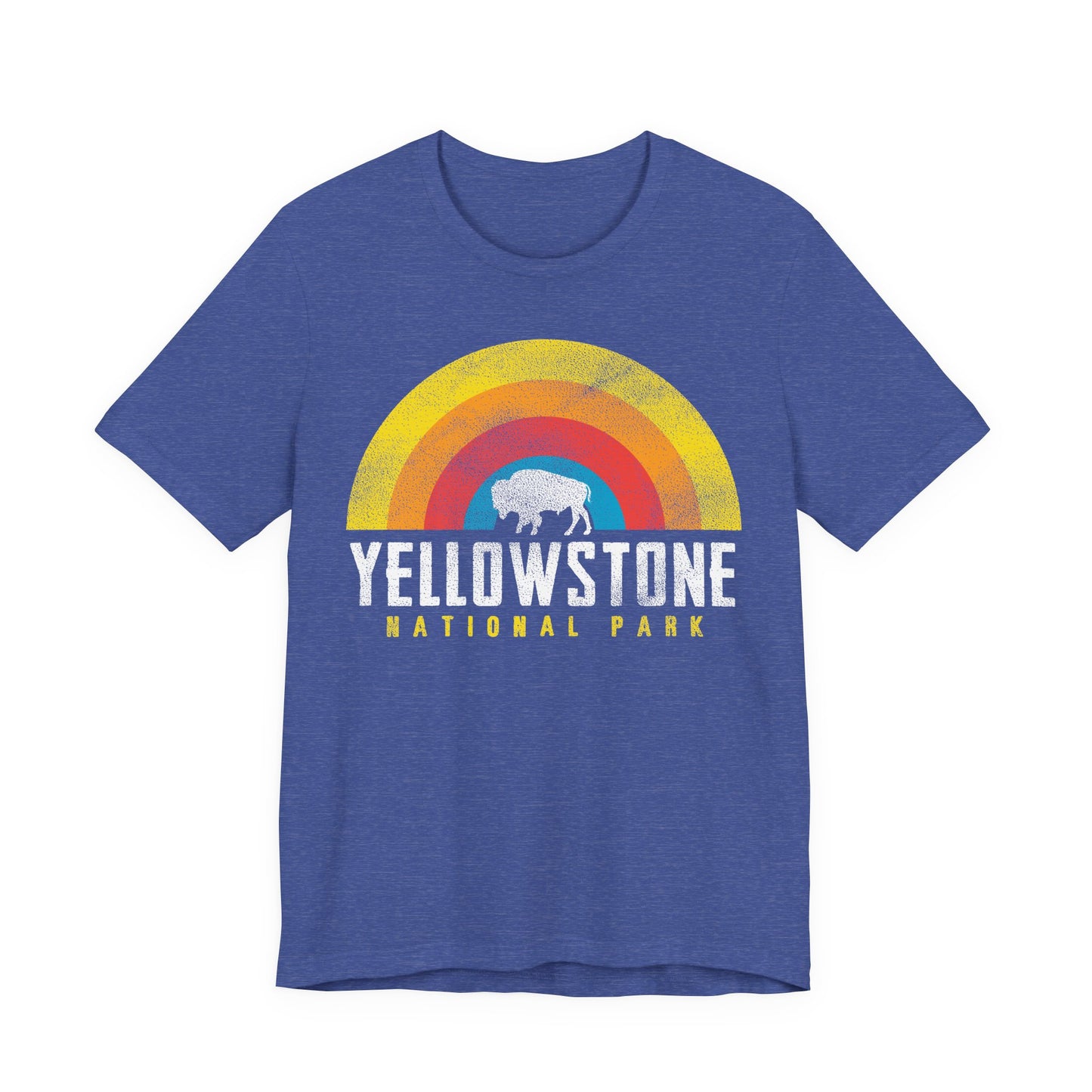 Yellowstone Retro Rainbow Bison