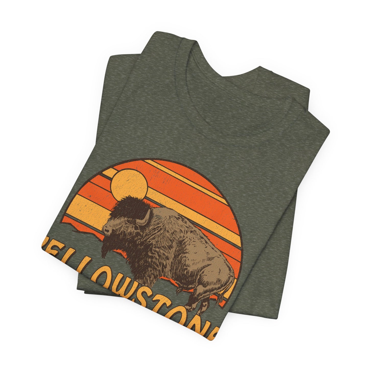 Yellowstone Bison Sunset